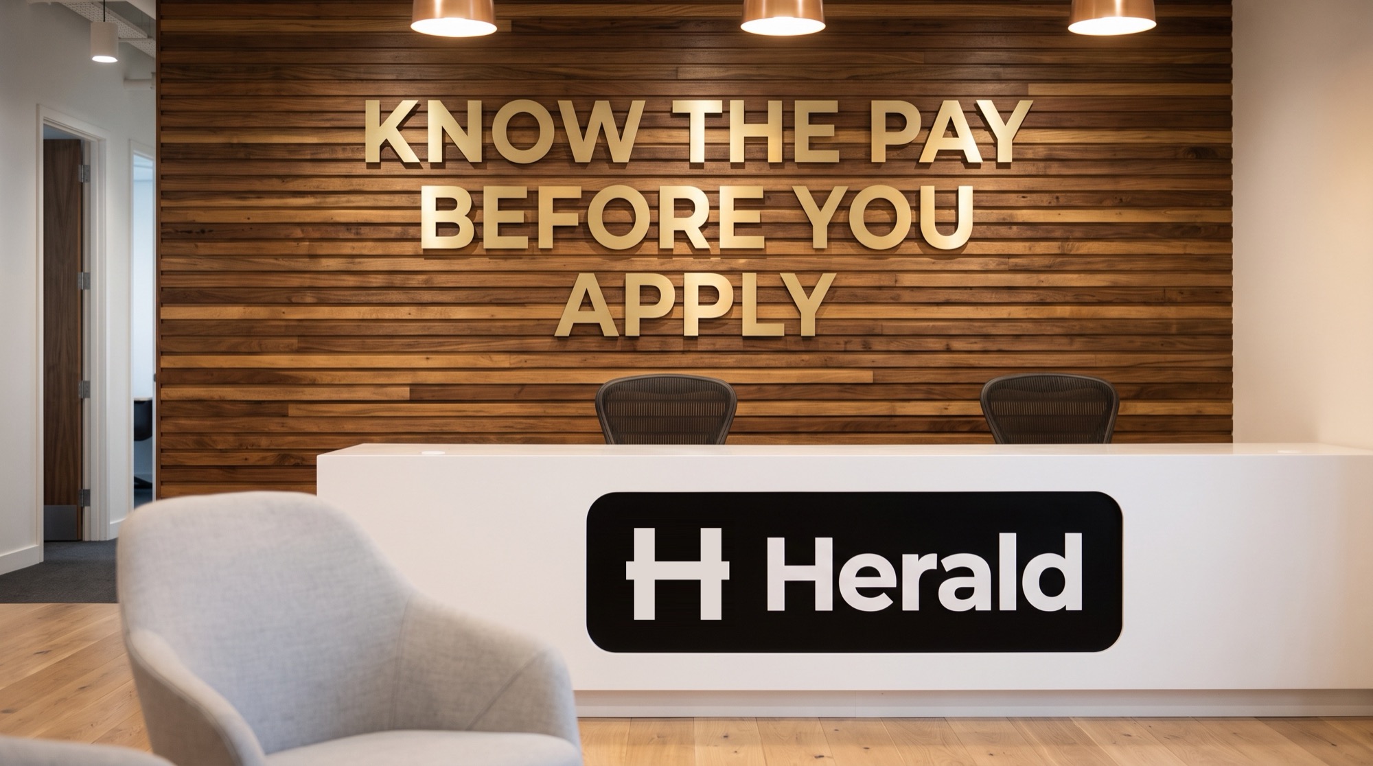 A hospitality worker at their place of work